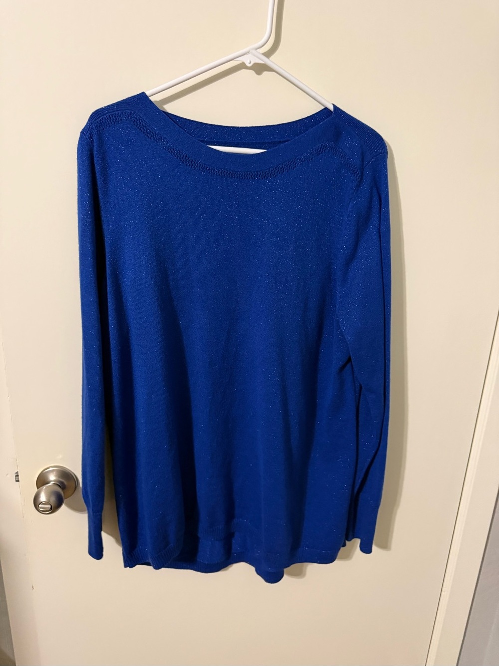 Apt. 9 Women's Royal Blue Crewneck Sweater